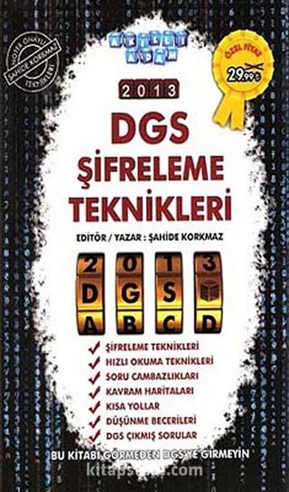 2013 DGS Şifreleme Teknikleri