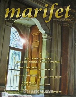 Marifet Aylık İlim ve Kültür Dergisi Sayı:6 Mart 2013