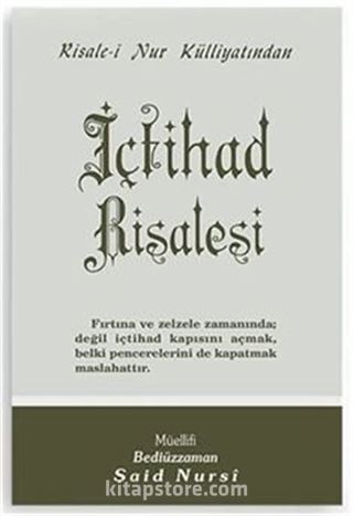 İçtihad Risalesi - Orta Boy (Kod:427)