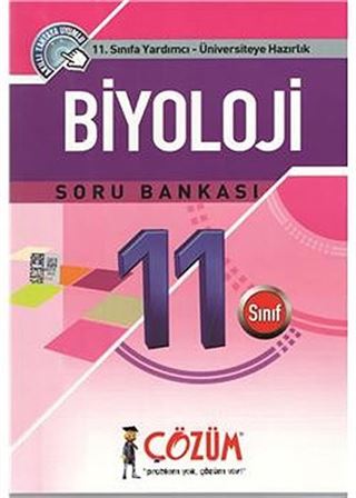 11. Sınıfa Yardımcı - Üniversiteye Hazırlık / Biyoloji Soru Bankası