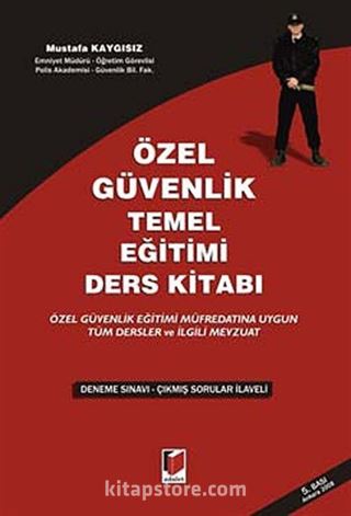 Özel Güvenlik Temel Eğitimi Ders Kitabı