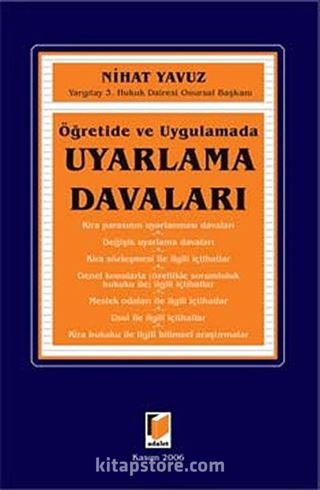 Öğretide ve Uygulamada Uyarlama Davaları