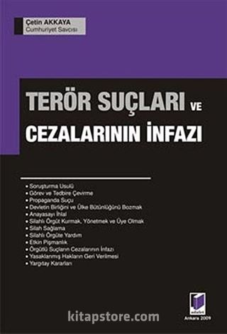 Terör Suçları ve Cezalarının İnfazı