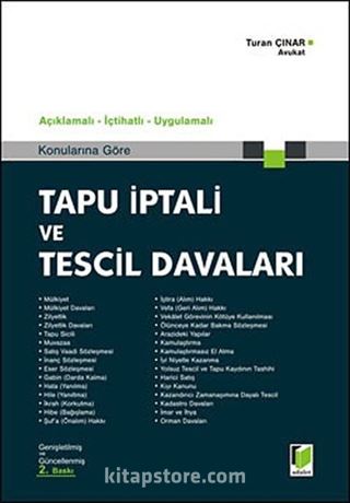 Tapu İptali ve Tescil Davaları