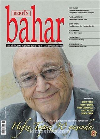 Berfin Bahar Aylık Kültür Sanat ve Edebiyat Dergisi Mart 2013 Sayı:181