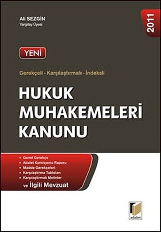 Gerekçeli, Karşılaştırmalı, İndeksli Hukuk Muhakemeleri Kanunu