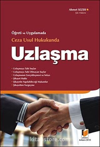 Ceza Usul Hukukunda Uzlaşma