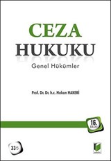 Ceza Hukuku Genel Hükümler