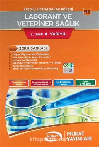 Kredili Sistem Bahar Dönemi Laborant ve Veteriner Sağlık 2. Sınıf 4. Yarıyıl