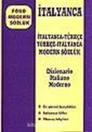 İtalyanca Modern Sözlük (İtalyanca-Türkçe/Türkçe-İtalyanca)