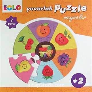 EOLO Yuvarlak Puzzle Meyveler / 7 Parça