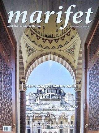 Marifet Aylık İlim ve Kültür Dergisi Sayı:7 Nisan 2013