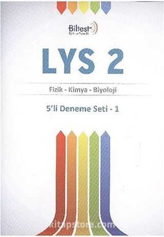 LYS 2 Fizik-Kimya-Biyoloji / 5'li Deneme Seti 1