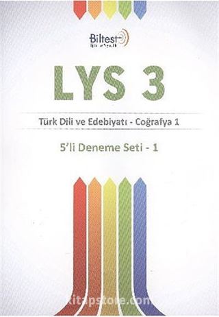 LYS 3 Türk Dili ve Edebiyatı-Coğrafya / 5'li Deneme Seti 1