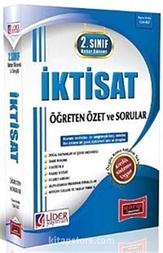 AÖF 2.Sınıf İktisat Bahar Dönemi Öğreten Özet ve Sorular (Kod:124-İKT)