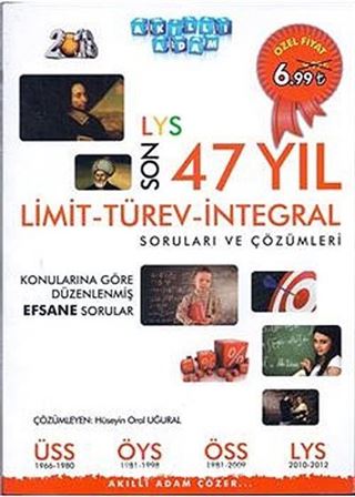 2013 LYS Son 47 Yıl Limit-Türev-İntegral Soruları ve Çözümleri