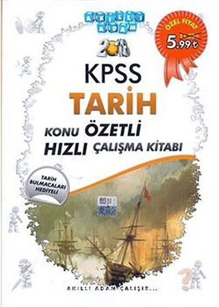 2013 KPSS Tarih Konu Özetli Hızlı Çalışma Kitabı