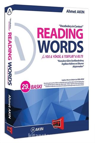 Reading Words for YDS YÖKDİL TOEFL IBT IELTS