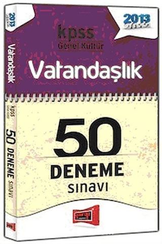 2013 KPSS Genel Kültür Vatandaşlık / 50 Deneme Sınavı