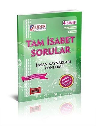 4. Sınıf Bahar Dönemi 8. Yarıyıl İnsan Kaynakları Yönetimi Tam İsabet Sorular (Cep Boy)