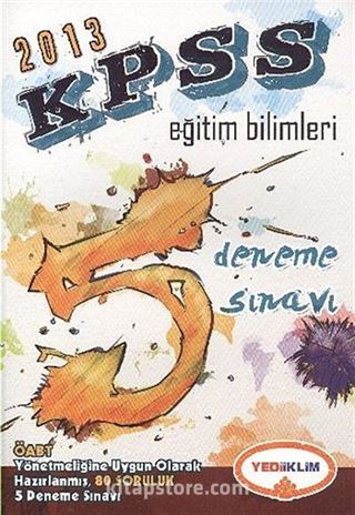 2013 KPSS Eğitim Bilimleri 5 Deneme Sınavı