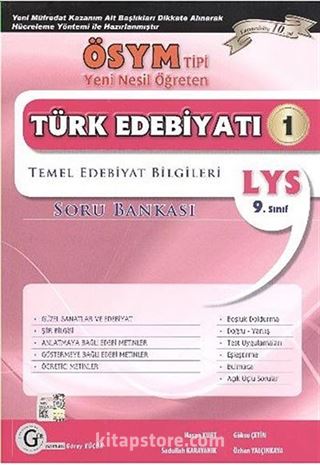 Türk Edebiyatı 1 Soru Bankası / Temel Edebiyat Bilgileri