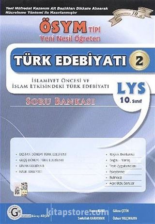 Türk Edebiyatı 2 Soru Bankası / İslamiyet Öncesi ve İslam Etkisindeki Edebiyatı