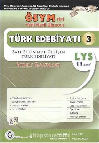 Türk Edebiyatı 3 Soru Bankası / Batı Etkisinde Gelişen Türk Edebiyatı