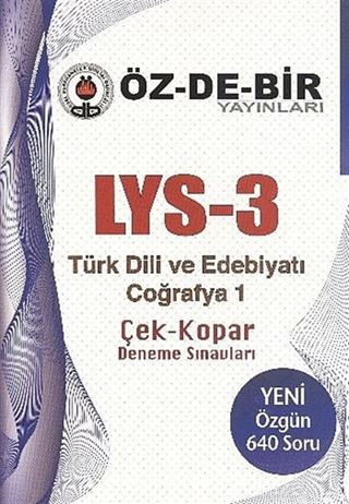 LYS-3 Türk Dili ve Edebiyatı, Coğrafya 1 Çek-Kopar Deneme Sınavları