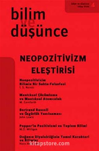 Bilim ve Düşünce 4 / Neopozitivizm Eleştirisi