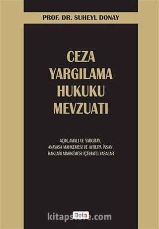 Ceza Yargılama Hukuku Mevzuatı