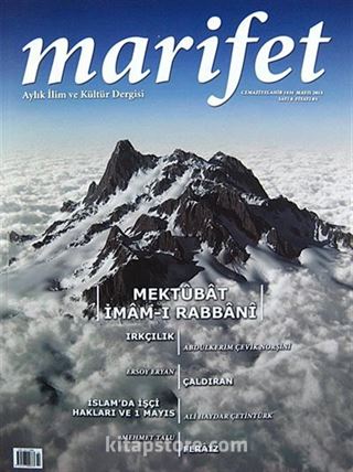 Marifet Aylık İlim ve Kültür Dergisi Sayı:8 Mayıs 2013