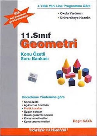 11. Sınıf Geometri Konu Özetli Soru Bankası