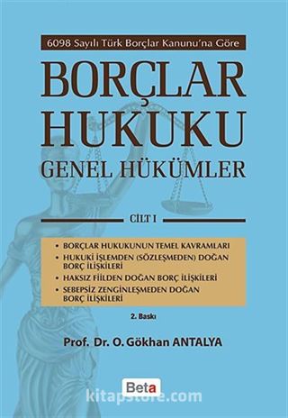 Borçlar Hukuku - Genel Hükümler Cilt:1