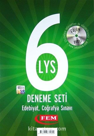 6 LYS Deneme Seti / Edebiyat, Coğrafya Sınavı (Çözüm DVD'li)