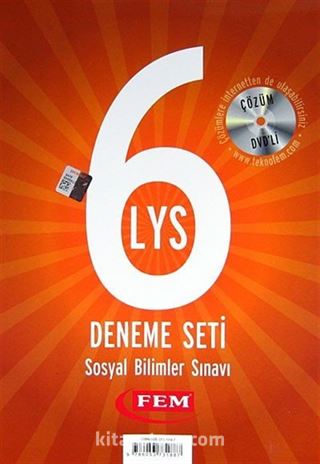 6 LYS Deneme Seti / Sosyal Bilimler Sınavı (Çözüm DVD'li)