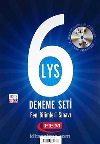 6 LYS Deneme Seti / Fen Bilimleri Sınavı (Çözüm DVD'li)