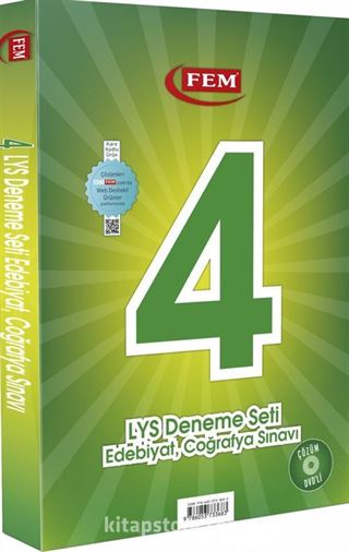 4 LYS Deneme Seti / Edebiyat, Coğrafya Sınavı (Çözüm DVD'li)