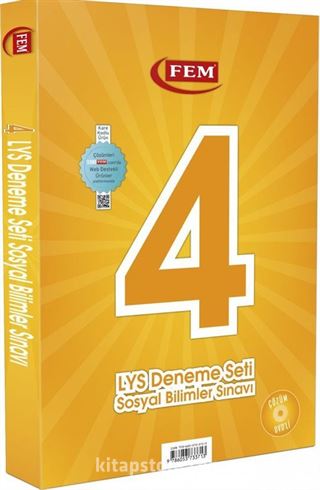 4 LYS Deneme Seti / Sosyal Bilimler Sınavı (Çözüm DVD'li)