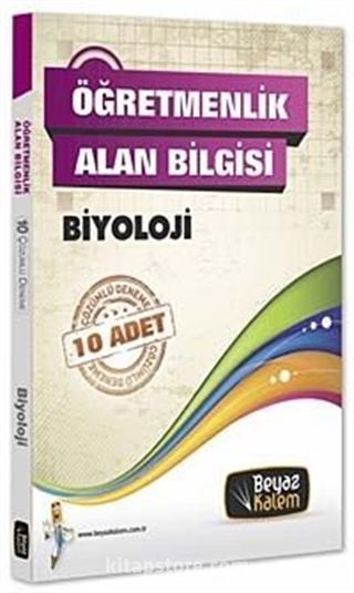 2013 Öğretmenlik Alan Bilgisi Biyoloji 10'lu Çözümlü Deneme