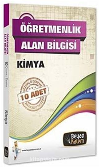 2013 Öğretmenlik Alan Bilgisi Kimya 10'lu Deneme