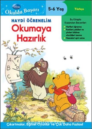 Haydi Öğrenelim Okumaya Hazırlık 5-6 Yaş / Disney Okulda Başarı 18