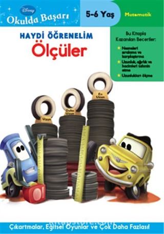 Haydi Öğrenelim Ölçüler 5-6 Yaş / Disney Okulda Başarı 3