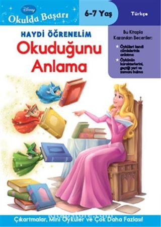 Haydi Öğrenelim Okuduğunu Anlama 6-7 Yaş / Disney Okulda Başarı 4 (Prenses)