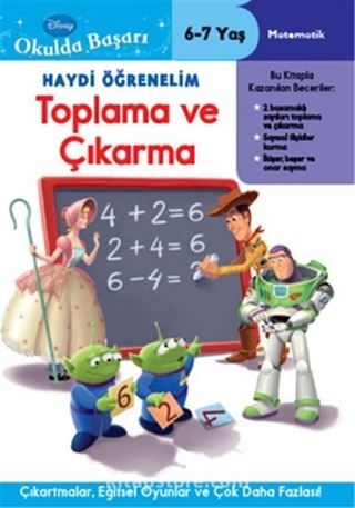 Haydi Öğrenelim Toplama ve Çıkarma 6-7 Yaş / Disney Okulda Başarı 6