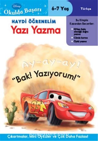 Haydi Öğrenelim Yazı Yazma 6-7 Yaş / Disney Okulda Başarı 9 (Cars)