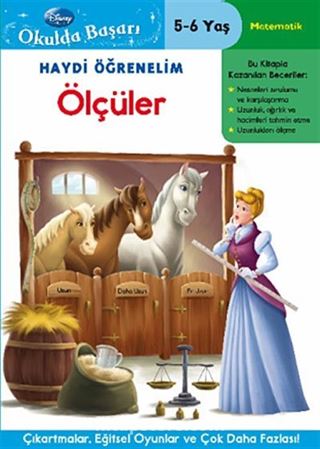 Haydi Öğrenelim Ölçüler 5-6 Yaş / Disney Okulda Başarı 13 (Prenses)