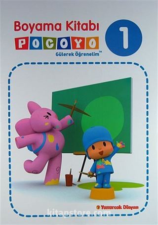 Pocoyo Gülerek Öğrenelim Boyama Kitabı 1