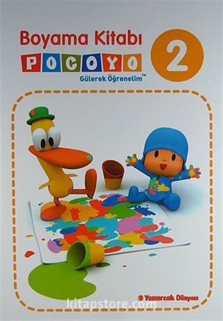 Pocoyo Gülerek Öğrenelim Boyama Kitabı 2