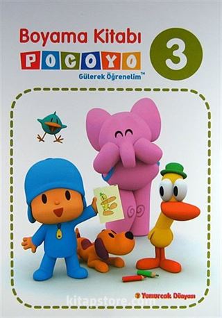 Pocoyo Gülerek Öğrenelim Boyama Kitabı 3